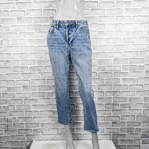 NELLE ATELIER Women's The Boyfrind Denim Jeans stonewash blue size 27